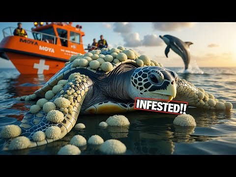 Emotional Ocean Rescue: Saves Sea Turtle with DANGEROUS Barnacles