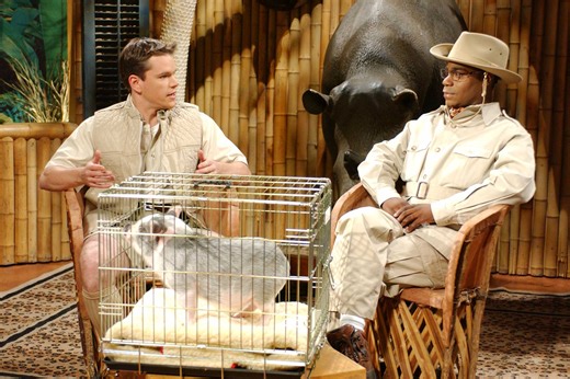 Tracy Morgan Stunned Matt Damon in This Brian Fellow Safari Planet SNL Sketch