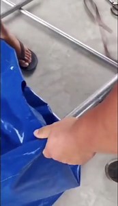 Temporary Fish Tank with Clear Viewing Panel, Aquarium Pool Pond, Canvas Indoor Pond, Fish Ponds for Outside, Above Ground Pond, Koi Pond, Duck Pond(Clear,200x200x90cm)