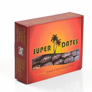 [Hot Item] Custom Promotional Food Packaging Boxes Nuts Dates Dubai Chocolate Paper Package Box with Dividers
