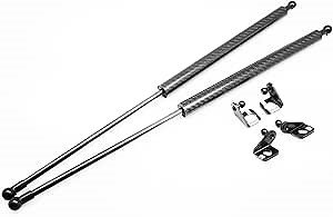 Autobahn88 Hood Lift Support Kit, compatible with 2016-2018 Suzuki Vitara (Black Carbon Fibre)