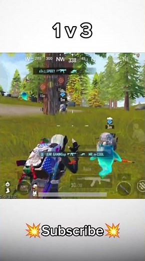 1v3💥Bgmi🇮🇳four finger club👇Oppo K13💥60.FPS