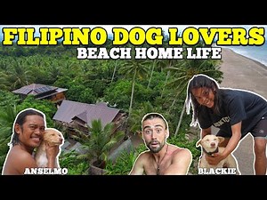 FILIPINO DOG LOVE - Beach Home Life In The Philippines (Cateel, Davao)