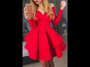 Stylish Red Dresses 2020 | Hot Red Dresses For Women | Latest Cocktail Red Dress