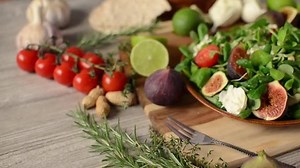 Lamb Lettuce Salad Figs Stock Footage Video (100% Royalty-free) 25181027 | Shutterstock