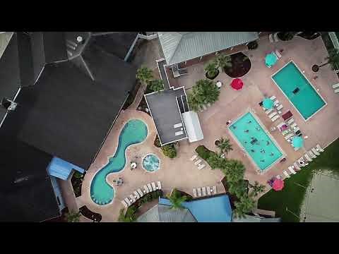 Aerial Flyover of Paradise Lakes Resort - Part 2