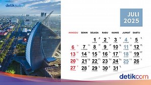 Kalender Juli 2025 Lengkap dengan Tanggal Merah, Yuk Cek Info Liburnya!