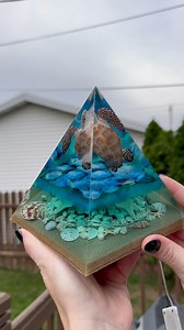 1.5M views · 48K reactions | Custom turtle resin pyramid Resin:...