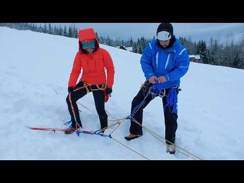 CREVASSE RESCUE! An instruction on C-Pulley rescue