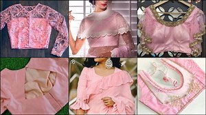 12K views · 348 reactions | Light Pink Blouse Designs Latest||Pink Blouse Design Back Side||Light Pink Blouse Designs New Model | Beautiful Trends | Facebook
