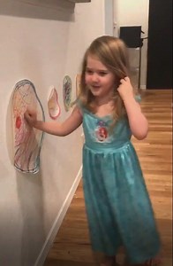 This Science Museum Oklahoma superfan loves the Kirkpatrick Planetarium so much she made her own solar system to give planetarium shows at home! | Science Museum Oklahoma