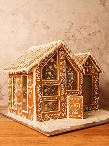 Modern Gingerbread House Template - Etsy Australia