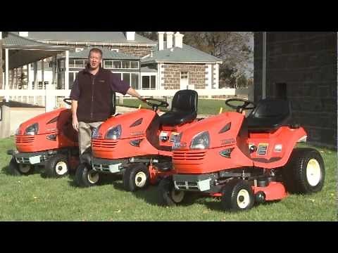 Kubota T80 series lawn tractors.