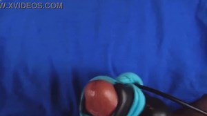 Amateur Solo Male Chance Cums Twice with Nobra Twincharger monster vibrator on Dick