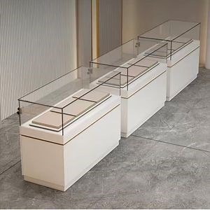 [Hot Item] Superior Jewelry Display Rack Display Watch Boutique Store Fixture Clear Glass Jewelry Display Showcase Cabinet
