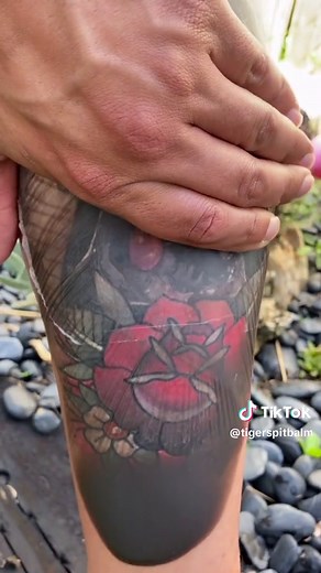 Via - @The Plastic Flamingo 🔥 #tattoo #inksack #tattoohealing #inked #tigerspitbandage #secondskin #tattoolife #inkedup