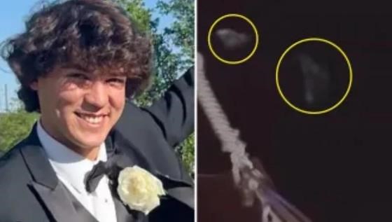 Caught on camera - the last moments of Cameron Robbins