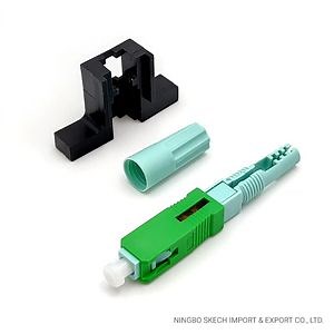 [Hot Item] Aircraft Nut Type Sc/APC Optical Fiber Quick Connector Sc Quick Assembly Connector Sc APC Fiber Optical Fast Connector for Fiber Cable