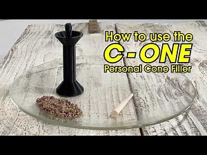 How To Use The C-ONE Single Cone Filler To Make Pre-Rolls In SECONDS