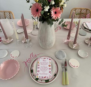 Editable Coastal Menu Template • Girls Lunch or Hens Party • Beach Wedding Menu • Hand-painted Watercolor • Instant Digital Download - Etsy UK