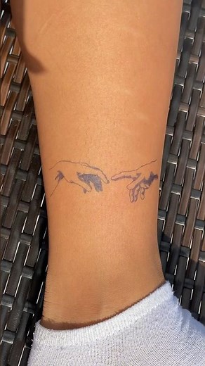 This tattoo is called Michelangelo 👉👈🖤🕊️ #inkbox #tattoo #temporarytattoo