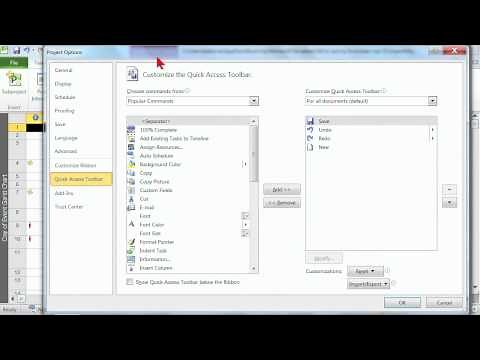 Microsoft Project Professional 2010 Tutorial: Menus, Toolbars, Ribbons, and Wizards | K Alliance