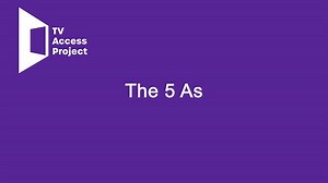 British Sign Language (BSL) version of the 5 As