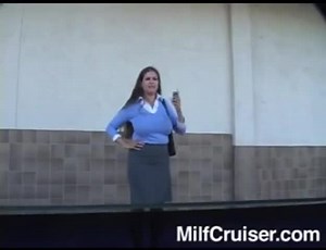 Big Tit MILF Picked Up And Fucked