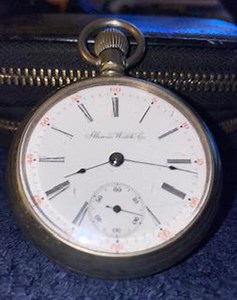 Antique Pocket Watch From Illinois Watch Company - Etsy