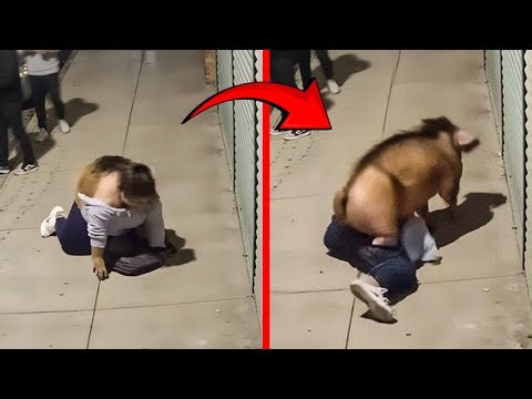 Shape Shifting Caught Live? CCTV Caught Woman Turning Into an Animal!