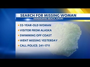 Search for missing woman on Kauai last seen at Hanakāpī‘ai Beach
