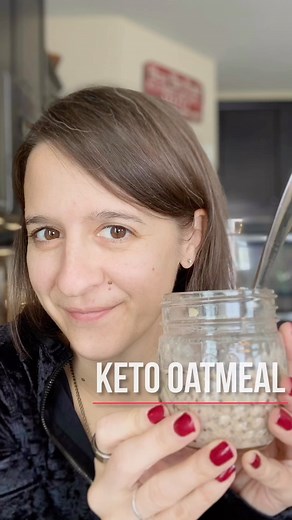 8.9K views · 744 reactions | Keto “Oatmeal” tastes even better than...