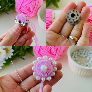 Oh my god 😍 this is so cute with the machine bobbin You will find a great idea that you would never have thought of and you will love it #craft #howto | My Hobby