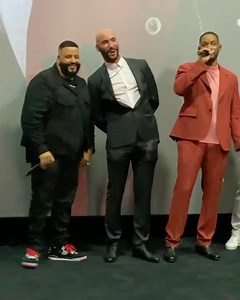 @djkhaled & the @badboys family giving a shoutout to the @badboysofreggae at the @imax theater 🎬 | Inner Circle