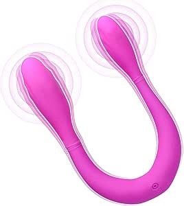 Double-Ended Vibrating Dildo Ultra Long Anal Butt Plug with 7 Vibration Modes Vibrating Sex Toy for Vaginal Nipple Prostate Stimulation USB Charging Waterproof Anal Trainer for Gay Lesbian Couples