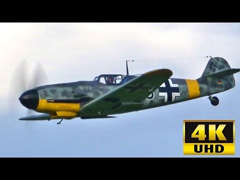Messerschmitt Bf 109 G-6 "Schwarze 8" Original DB 605 SOUND