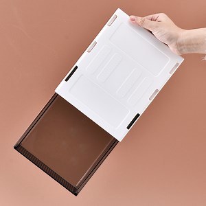 [Hot Item] Transparent Drawer Under Desk Storage Office Slide out Desk Organizer Box Hidden Desktop Organizer Living Room