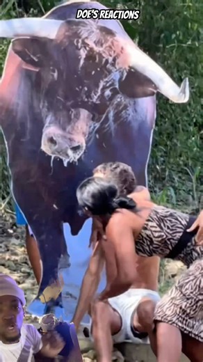 The Rock “Brahma Bull” Prank on TWO People in the WATER 😳💦 (THEY PANICKED!) #humor #prank