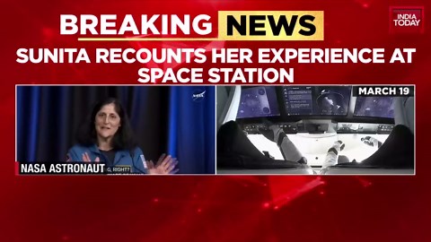 Astronaut Sunita Williams recounts her experience at space station