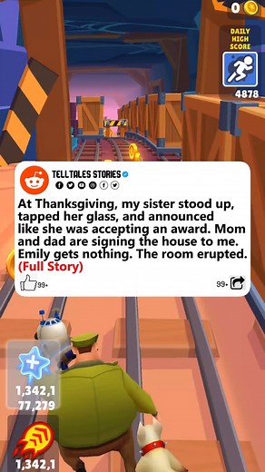 At Thanksgiving, my sister stood up, tapped her glass, and announced like she was accepting an award. Mom and dad are signing the house to me. Emily gets nothing. The room erupted.#redditstories #storytime #redditreadings | Telltales Stories