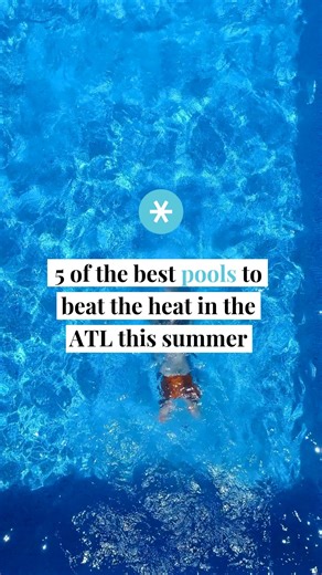 Beat the heat at one of these amazing pools 👉 bit.ly/swimming-pools-atlanta 🏊 | Secret Atlanta