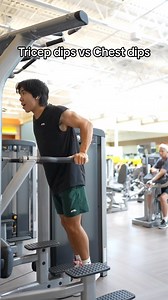 This is how you do dips without shoulder pain. The key is factor is LEANING FORWARD. #fitness #gym | Tyler Path