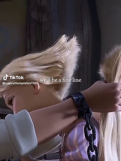 Rapunzel Short Hair Cutting Scene