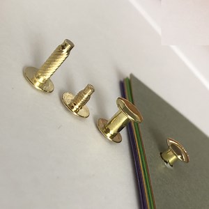 [Hot Item] Stationery Chicago Male Female Screw Fasteners Brass Binding Barrels and Screws