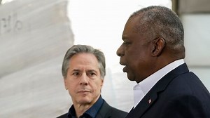 WATCH: Austin, speaking in Kyiv, says that Washington wants to see Russian forces weakened.