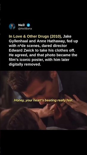 In Love & Other Drugs (2010), Jake Gyllenhaal and Anne Hathaway, fed up with n*de scenes.