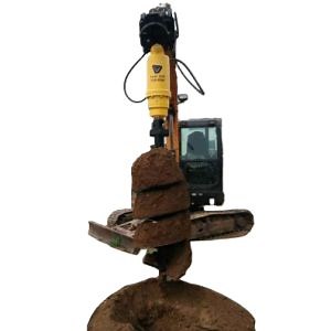 [Hot Item] Kinger Excavator Hydraulic Drill Post Hole Digger Foundation Earth Drilling Soil Auger Supplier with CE ISO Certification
