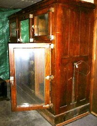 Custom-built 1900s-style iceboxes