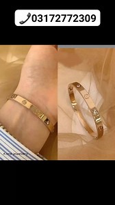 *Cartier Love Bangle Stainless Steel Open Cuff Bangle* *New Love Bangle Trendy Style (Kara) Golden Color For Women And Man* *Price 650/-* Advance payment | Discount store | Facebook