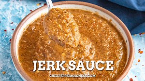 This easy Jamaican jerk sauce recipe is made with fiery Scotch Bonnet peppers, aromatics and spices, a must for spicy sauce lovers, great with chicken or shrimp! It's a flavor blast of the Caribbean! 🌴 GET THE RECIPE: https://www.chilipeppermadness.com/recipes/jamaican-jerk-sauce/ | Chili Pepper Madness - Big Flavor Recipes